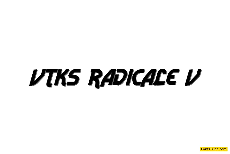 Vtks Radicale v2 Font