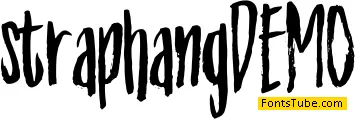 Straphang DEMO Font