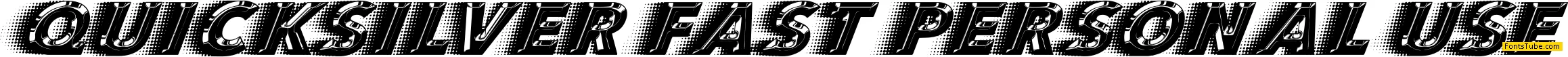 QUICKSILVER FAST Font