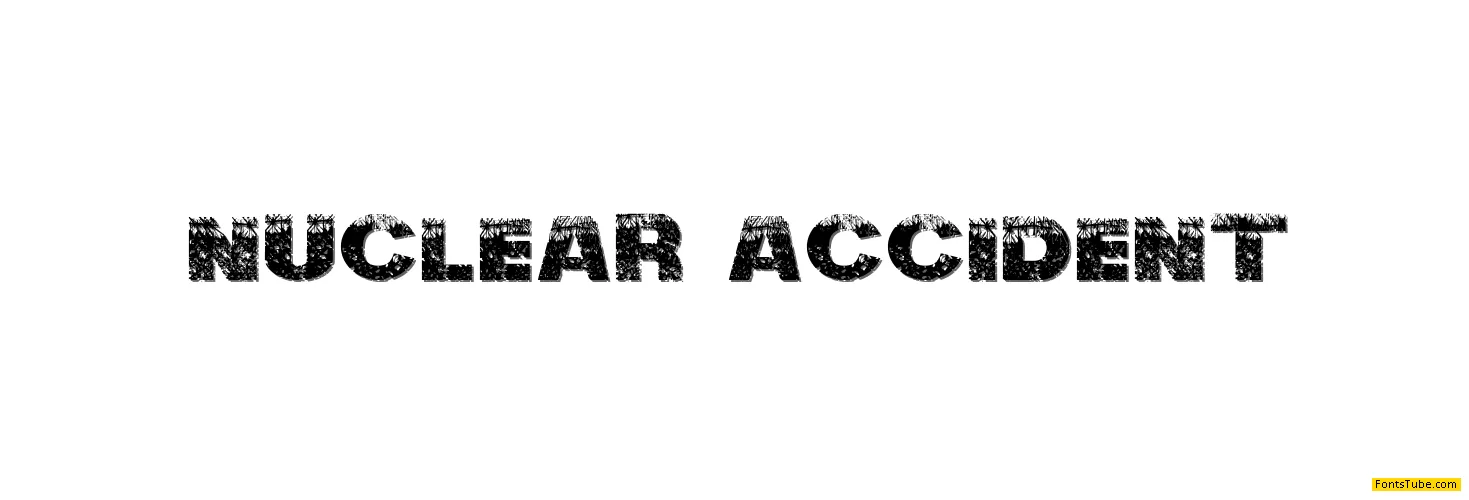 Nuclear Accident Font