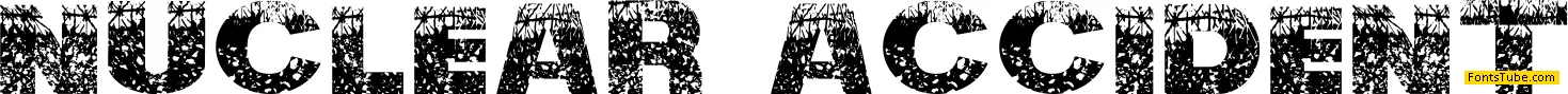 Nuclear Accident Font