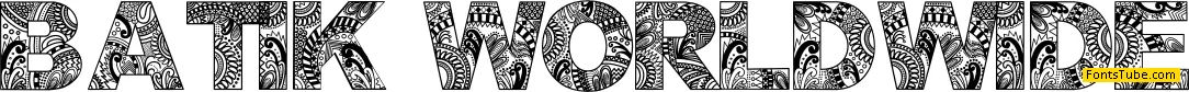 BATIK WORLDWIDE_PERSONAL USE Font