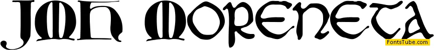 JMH Moreneta Font