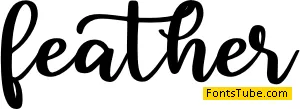 feather Font