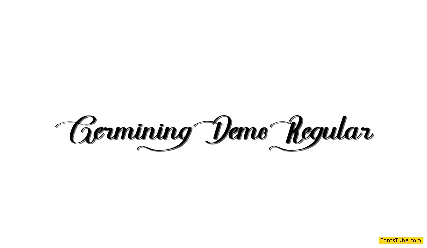 Germining Demo Font