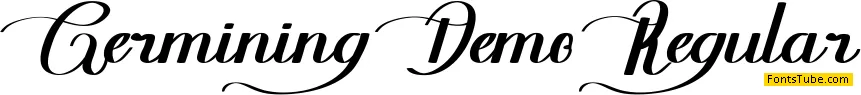 Germining Demo Font