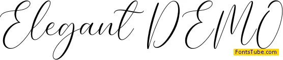 Elegant DEMO Font