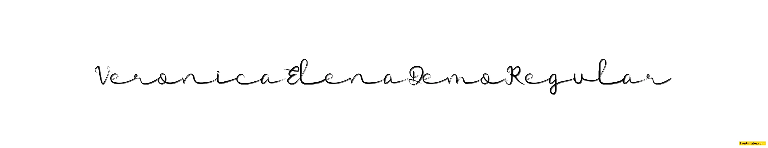 Veronica Elena Demo Font