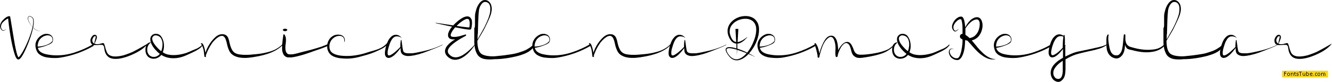 Veronica Elena Demo Font