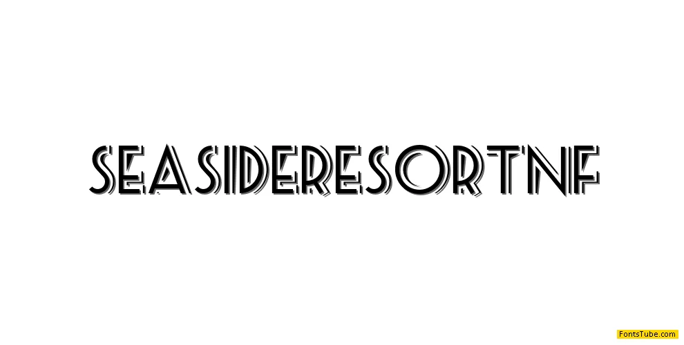 Seaside Resort NF Font