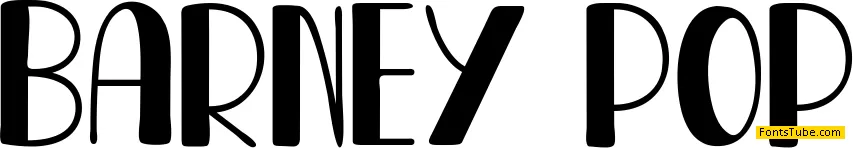 BARNEY POP Font
