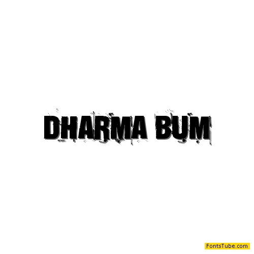 Dharma Bum Font