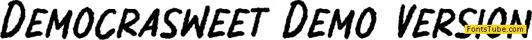 Democrasweet oo Demo Font Family