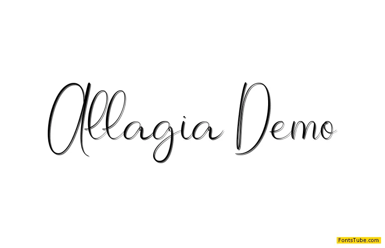 Allagia Demo Font