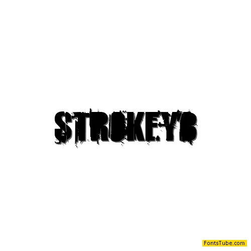 Strokey Bacon Font