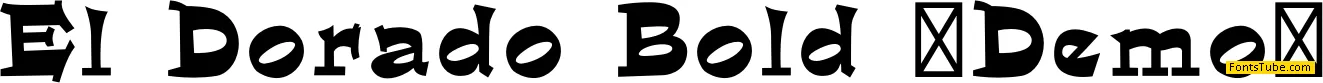 El Dorado Bold Demo Font