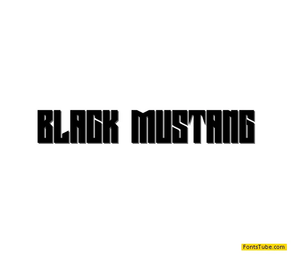 Black Mustang
