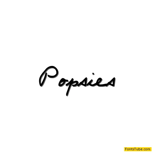 Popsies Font