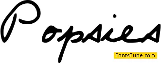 Popsies Font