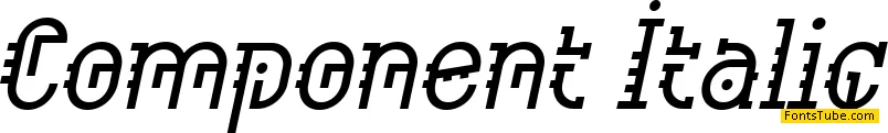 Component Font