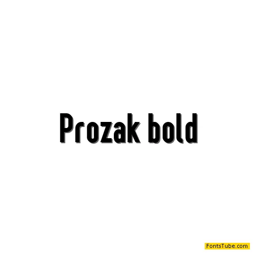 Prozak Font Family