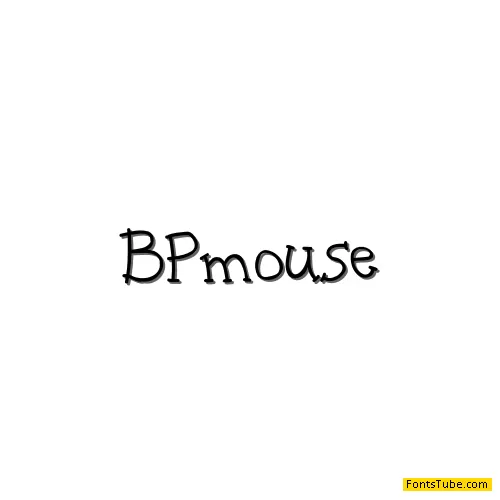 BPmouse Font