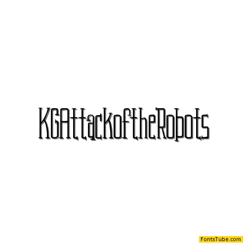 KG Attack of the Robots Font