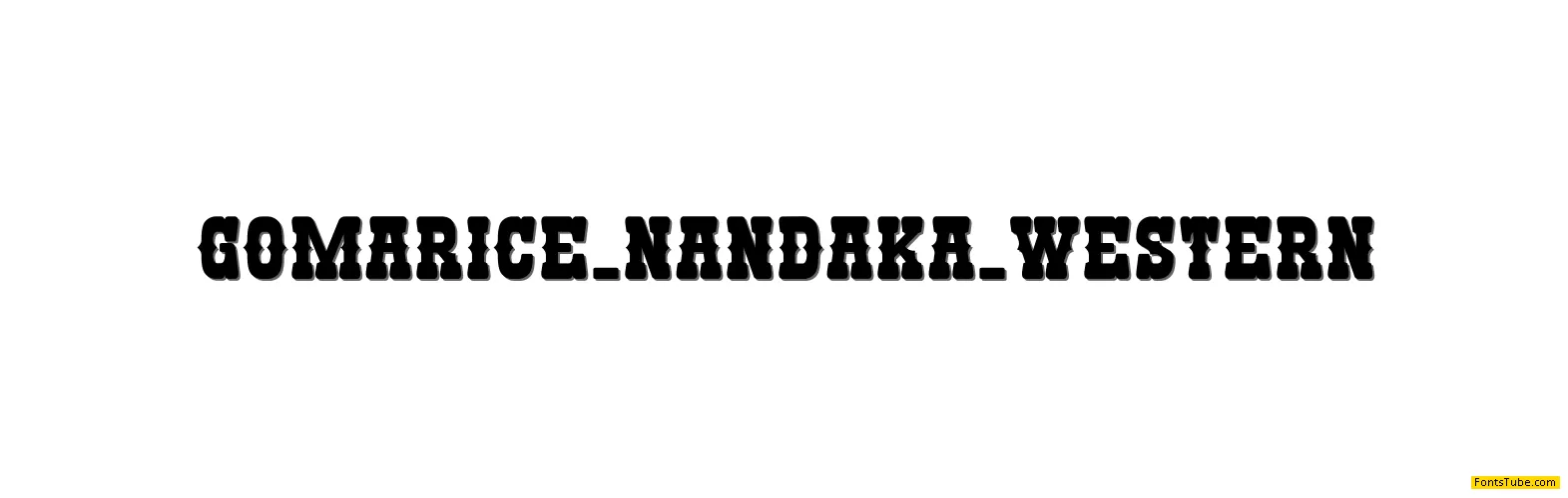Nandaka Western Font