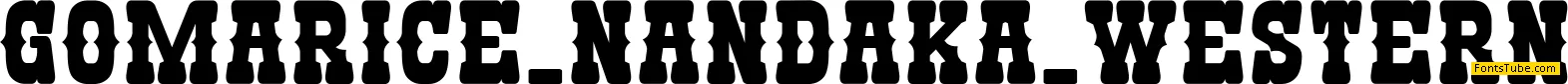 Nandaka Western Font