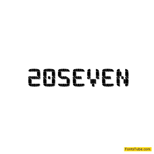 TWENTY-SEVEN Font
