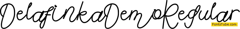 Delafinka Demo Font