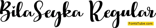 Bila Seyka Font