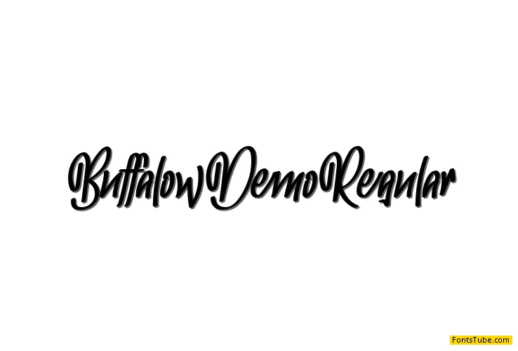 Buffalow Demo Font
