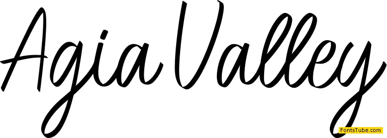 Agia Valley Font