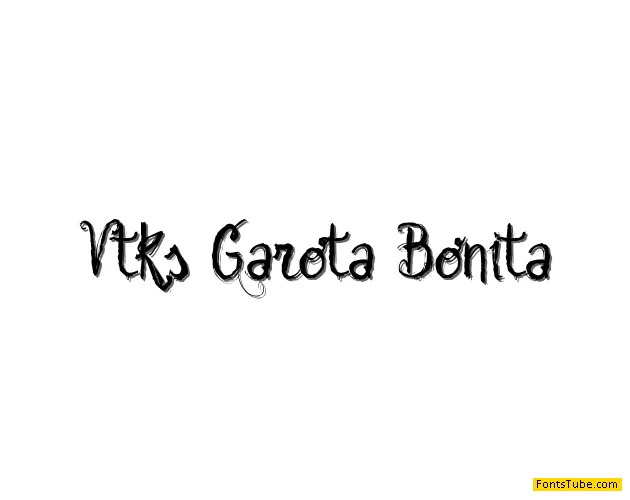 Vtks Garota Bonita Font