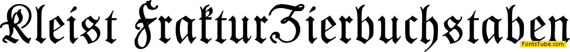 Kleist-Fraktur Font Family