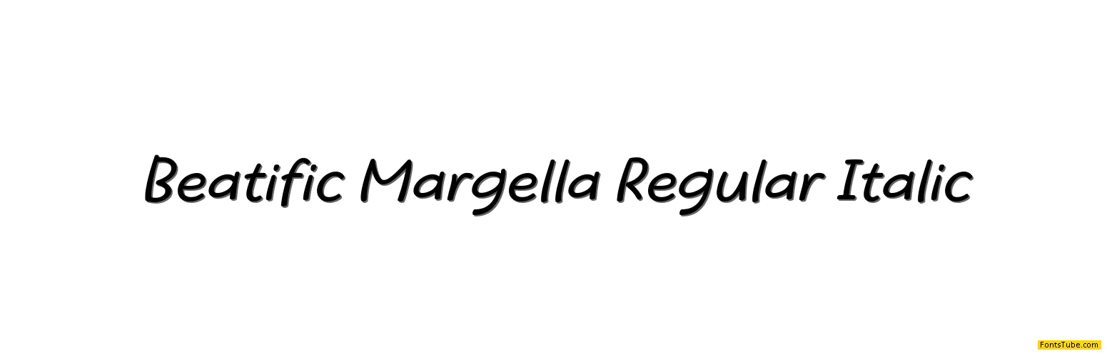 Beatific Margella Font Family