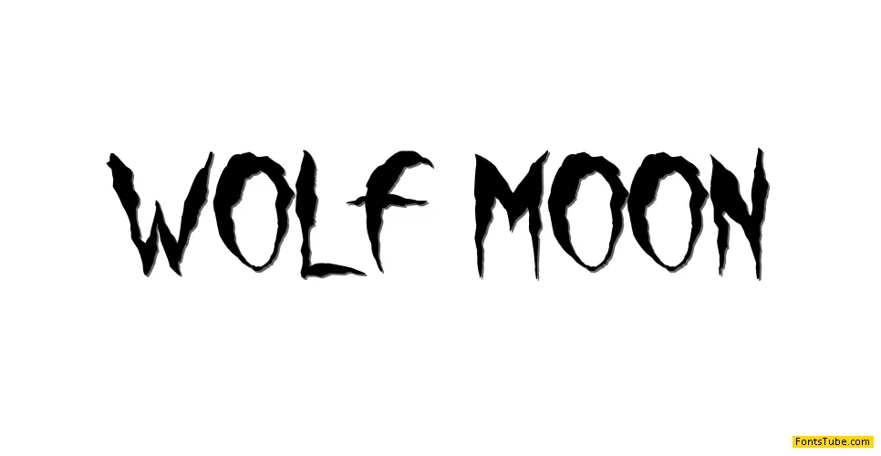 Wolf Moon Font