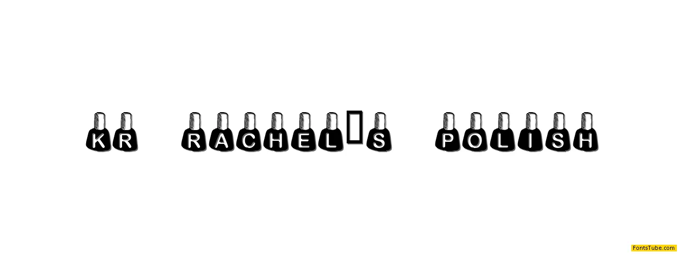 KR Rachel's Polish Font