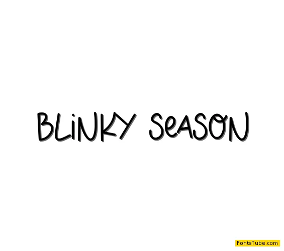 BLINKY SEASON Font