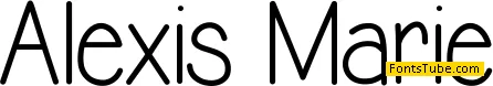 Alexis Marie Font