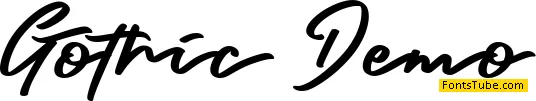 Gothic Demo Font
