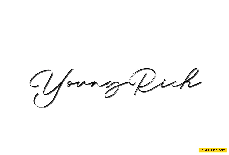 Young Rich Font