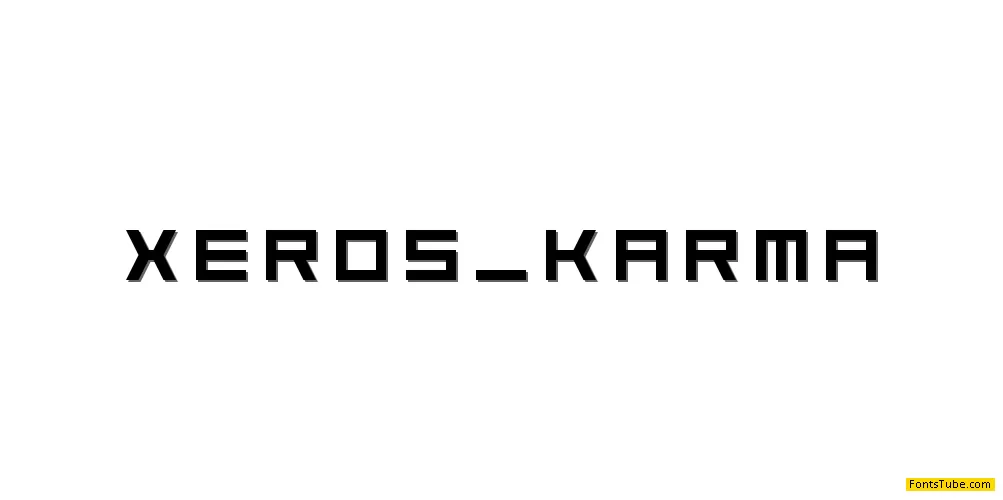 Xero's Karma Font