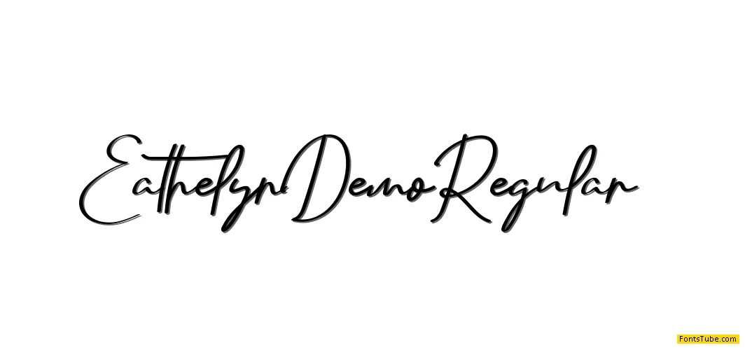 Eathelyn Demo Font