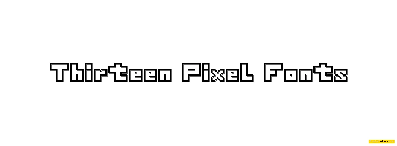 Thirteen Pixel Fonts Font