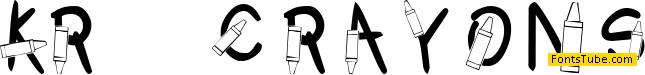KR Crayons Font