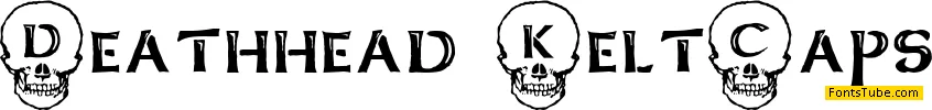 Deathhead KeltCaps Font