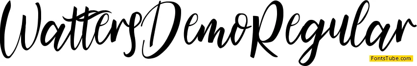 Watters Demo Font