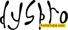Dysprosium Font
